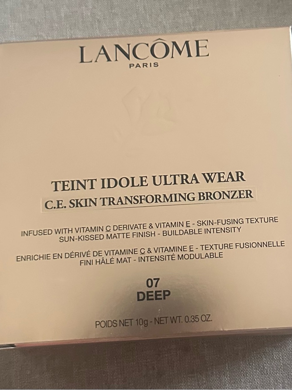 Lancôme Teint Idole Ultra Wear C.E. Skin Transforming Bronzer - 07 Deep
